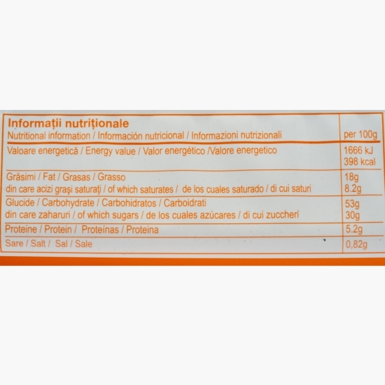 Prăjitura casei cu zmeură, vanilie și ciocolată 330g