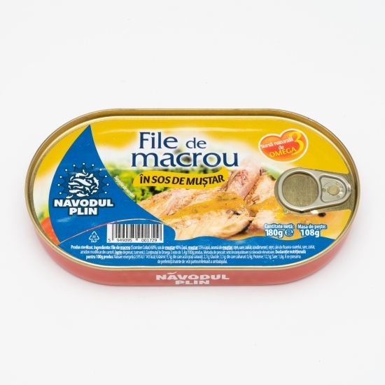File de macrou în sos de muștar 180g