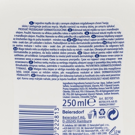 Săpun lichid Creme Soft 0.25l