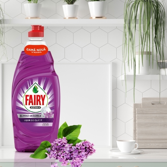 Detergent de vase Extra+ Liliac 1.35l