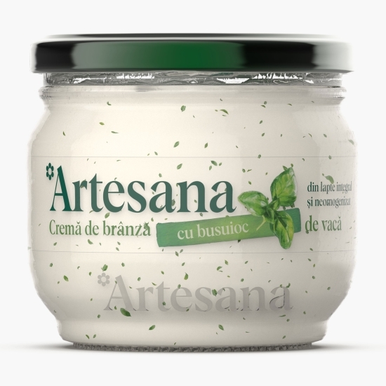 Cremă de brânză de vacă cu busuioc 200g