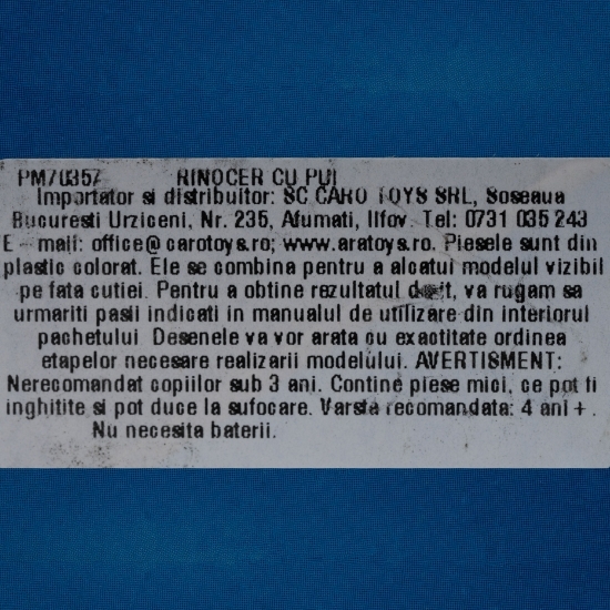Rinocer cu pui 4+ ani