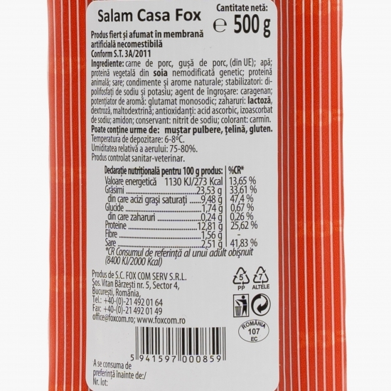 Salam de casă 500g