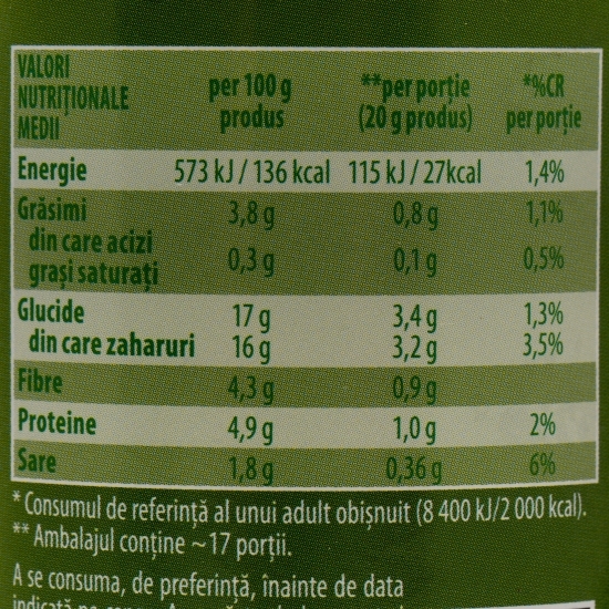 Muștar cu hrean 350g