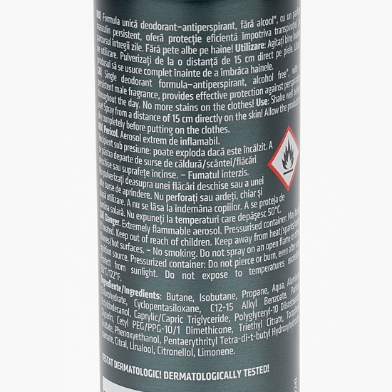Deodorant antiperspirant spray pentru bărbați Seductive 150ml