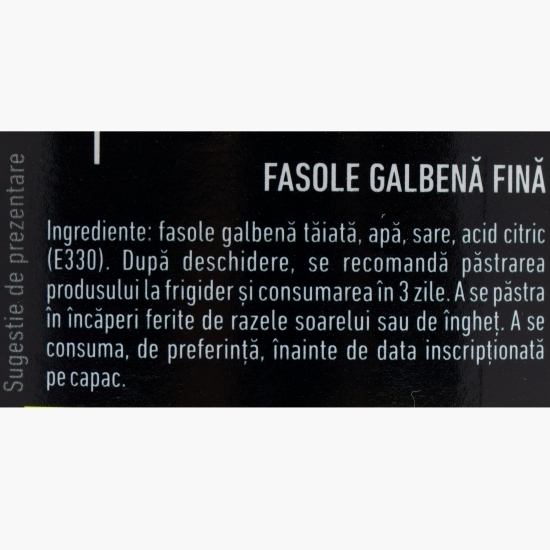 Fasole galbenă fină premium 680g