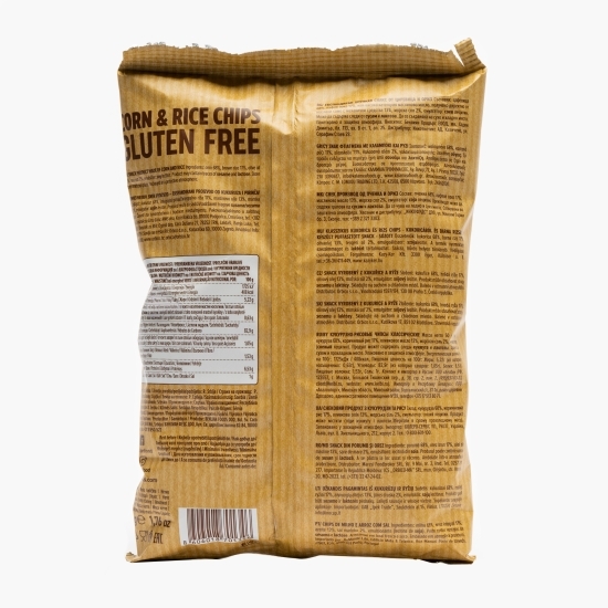 Chipsuri din porumb și orez cu sare, fără gluten 50g