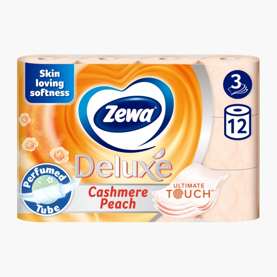 Hârtie igienică Deluxe Cashmere peach 3 straturi 12 role