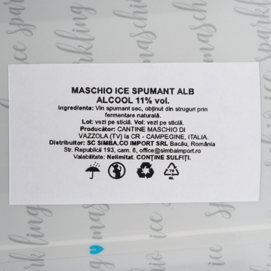 Vin spumant alb sec Ice Bianco 0.75l
