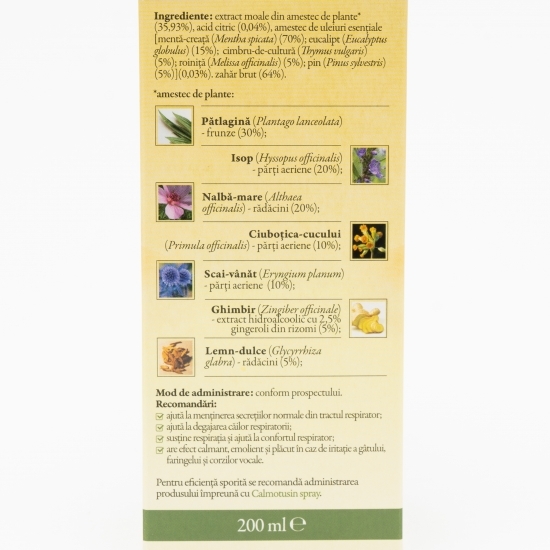 Sirop pentru tuse uscată sau productivă 200ml