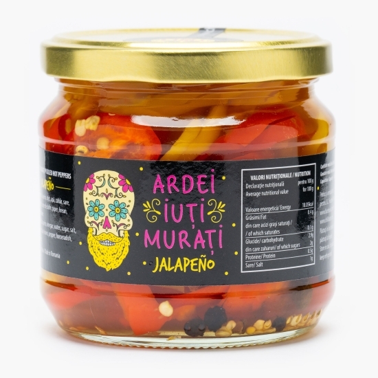 Ardei iuți Jalapeno, murați 365g