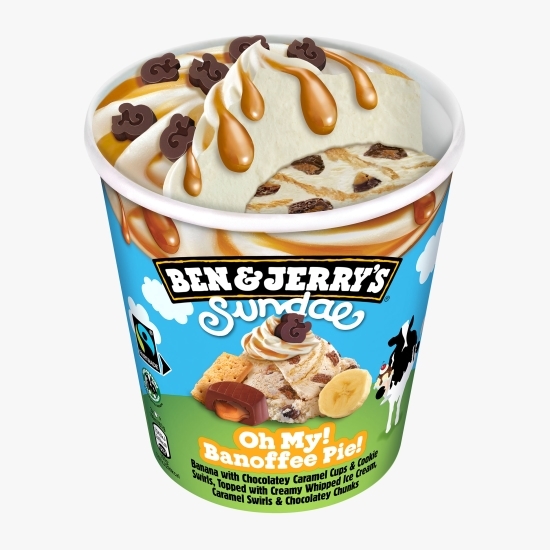 Înghețată Sundae Oh My! Banoffee Pie! 427ml