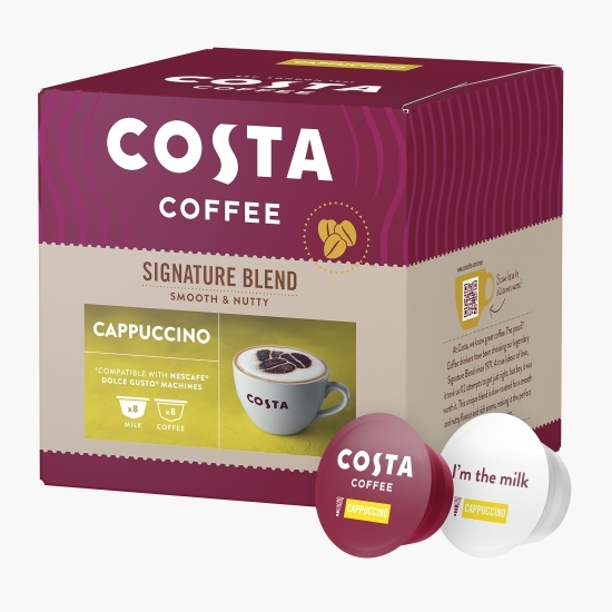 Cappuccino Signature Blend Medium, 8 băuturi, 120g, capsule cafea