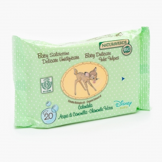 Servețele umede bebeluși bio delicate 20 buc