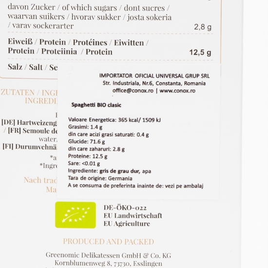 Spaghetti eco Clasic 500g