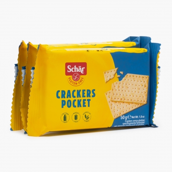 Biscuiți sărați fără gluten Pocket 150g (3x50g)