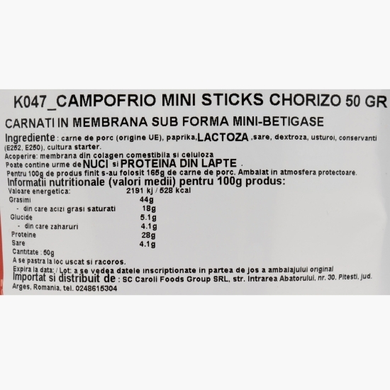 Salam Chorizo sticks 50g