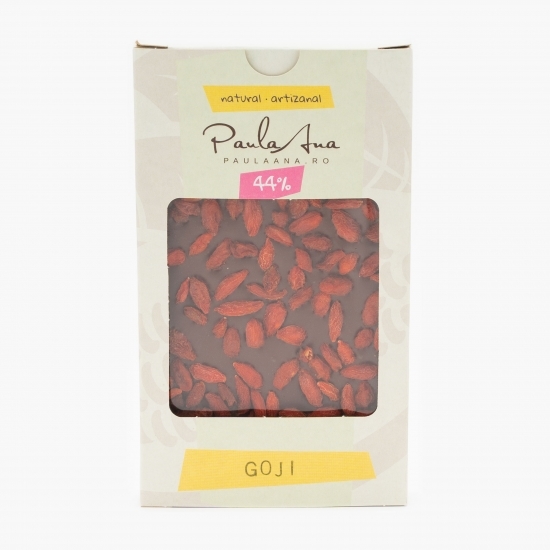 Ciocolată 44% cu goji 110g