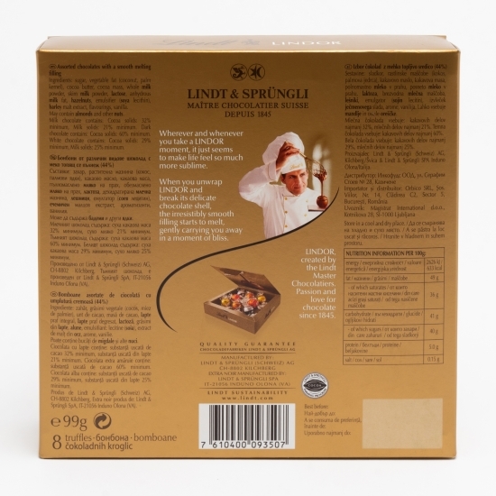 Praline de ciocolată cu umplutură cremoasă 99g