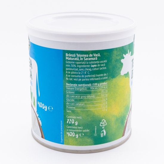 Telemea de vacă în saramură 400g