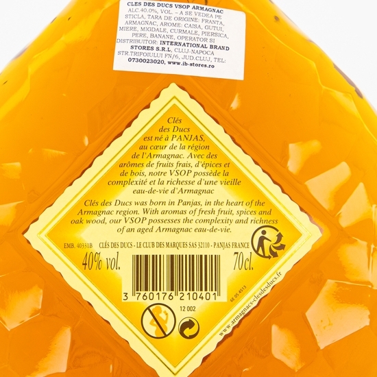 Armagnac VSOP 40% alc. 0.7l