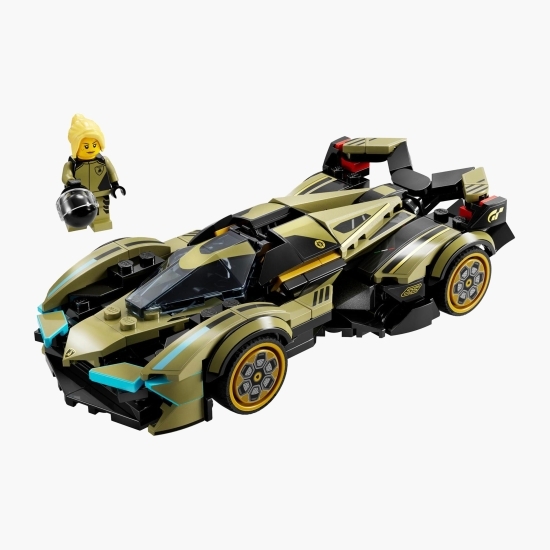 Supermașina Lamborghini Lambo V12 Vision GT, 76923 Speed Champions, 230 piese, +10 ani