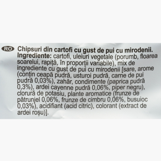 Chipsuri din cartofi cu pui cu mirodenii 125g