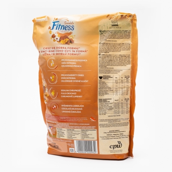 Cereale integrale de grâu și ovăz cu ciocolată 425g