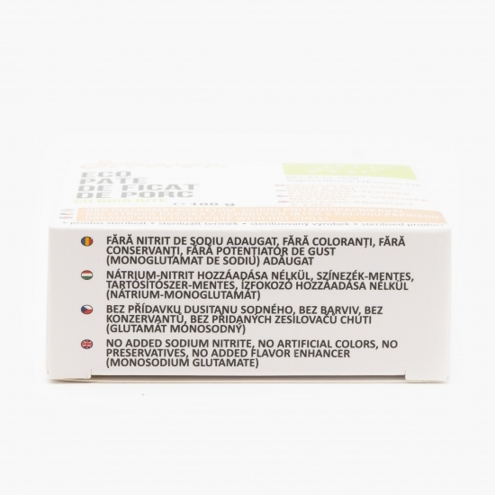 Pate de ficat de porc eco cu boia iute 100g