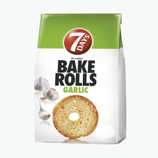 Rondele crocante cu gust de usturoi Bake Rolls, 80g