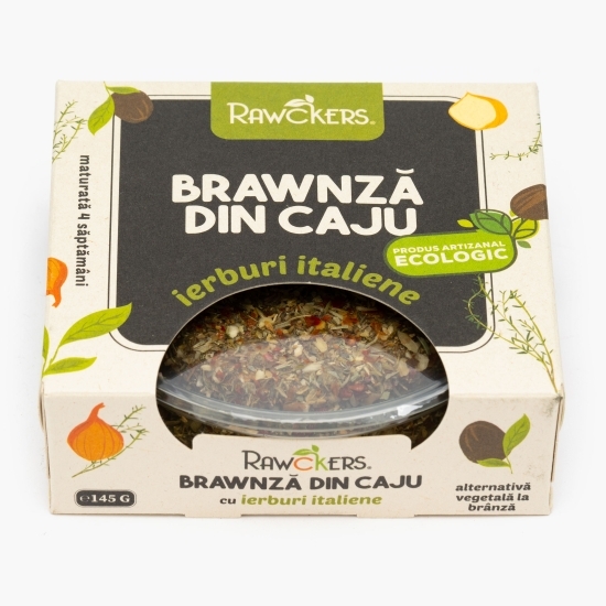Specialitate Brawnză din caju cu ierburi italiene eco, maturată 145g