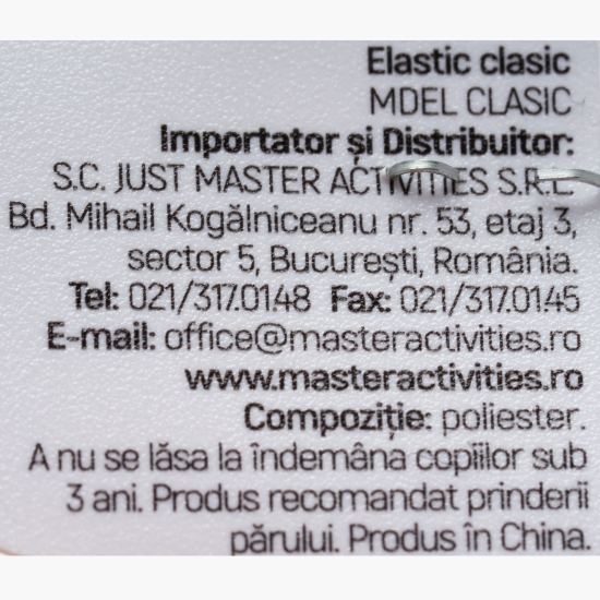 Set elastice clasice pentru păr, 8 buc