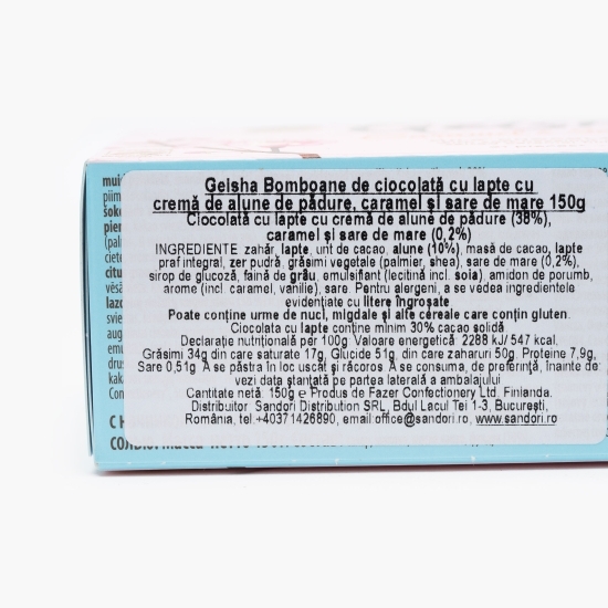 Bomboane de ciocolată Geisha caramel și sare de mare 150g
