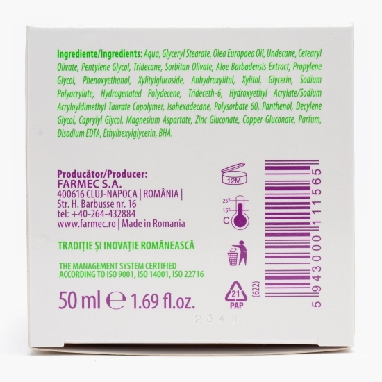 Cremă hidratantă cu Aloe Vera 50ml