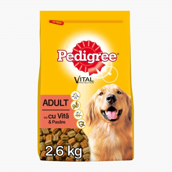 Hrană uscată pentru câini adulți, 2.6kg, Vital Protection cu vită și pasăre 