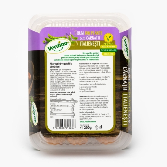 Cârnați vegetali tip Salsiccia 200g
