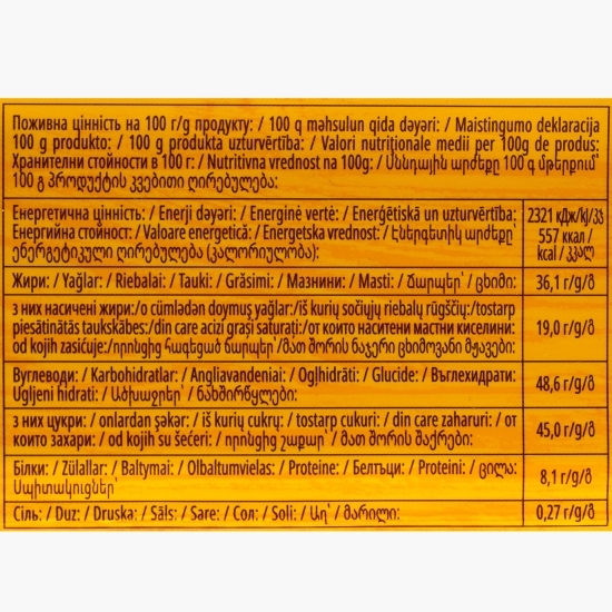 Ciocolată cu lapte cu arahide, umplutură de arahide și caramel Lacmi 295g