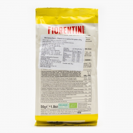 Chipsuri eco cu quinoa fără gluten 50g 