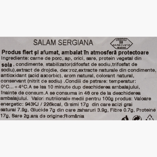 Salam porc feliat 100g