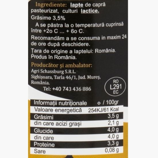 Sana de capră, 3.5% grăsime, 300g