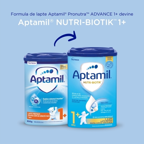 Lapte praf NUTRI-BIOTIK 1+, 1-2 ani, Nutricia, 800g