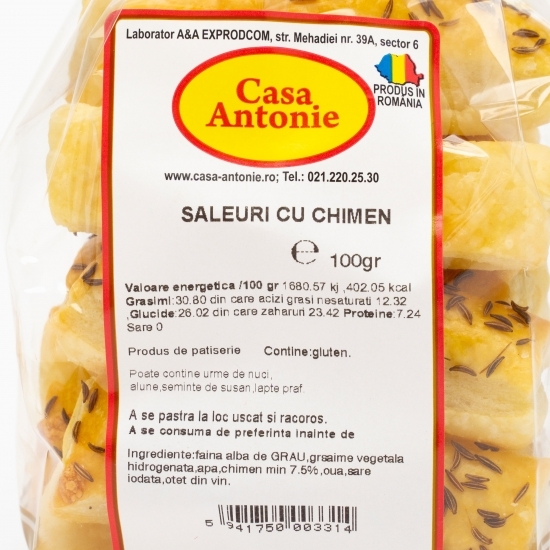 Saleuri cu chimen 100g 