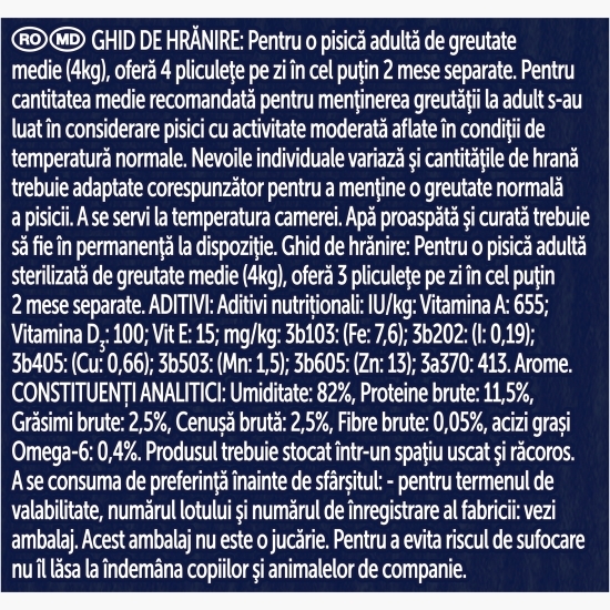 Hrană umedă pentru pisici, 4x85g, Fantastic cu vită și pui în aspic