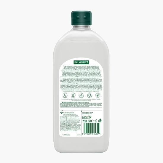 Rezervă săpun lichid Naturals Milk&Orchid, eco refill 750ml