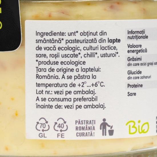 Unt picant cu legume uscate eco 150g