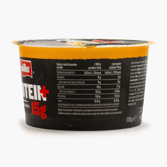 Iaurt proteic cu banane, mango și cereale, 0% grăsime, 170g
