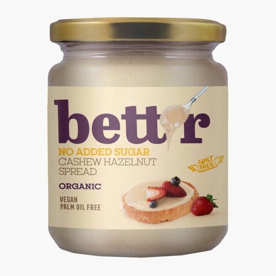 Cremă eco de caju și alune, fără zahăr adăugat 250g