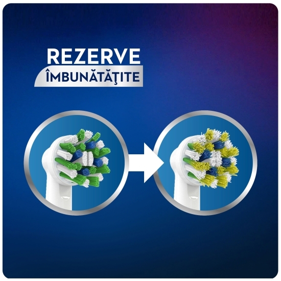 Rezervă periuță de dinți electrică Cross Action, 2 buc