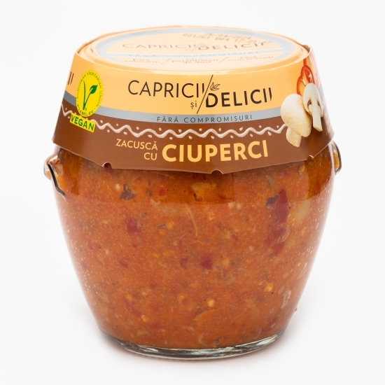 Zacuscă cu ciuperci 550g