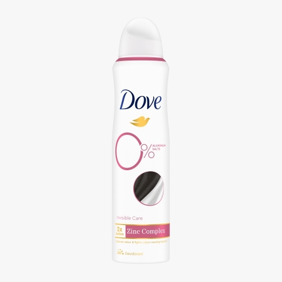 Antiperspirant spray 0% Aluminiu, Invisible Care 150ml